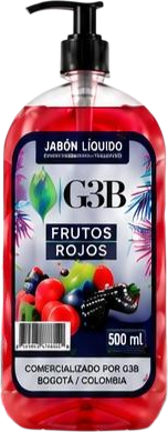 Jabon Manos Fruto Rojos Litro