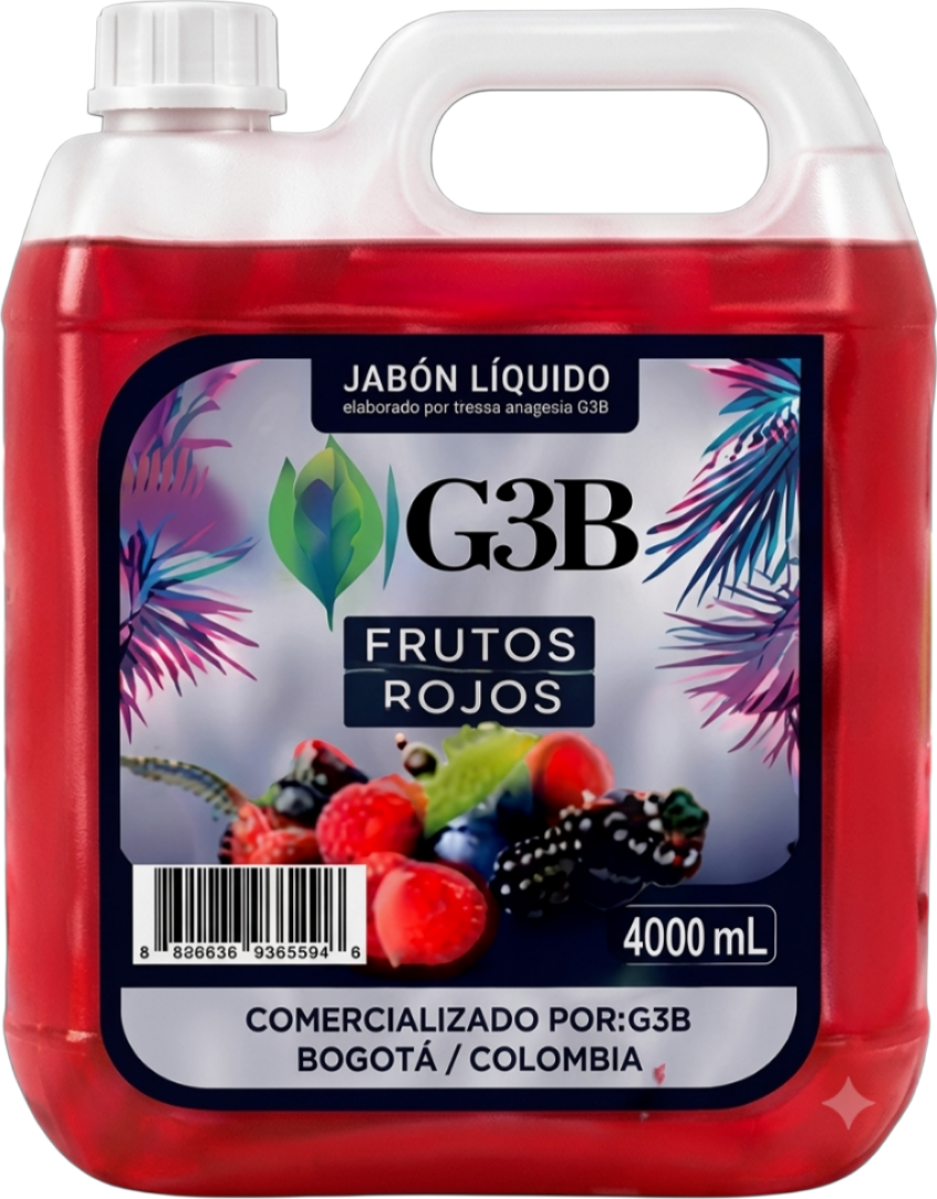 Jabón Manos Fruto Rojos 4L