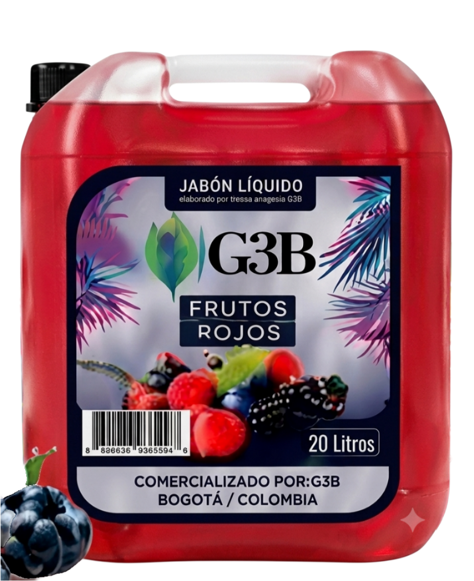 Jabon Manos Fruto Rojos 20L