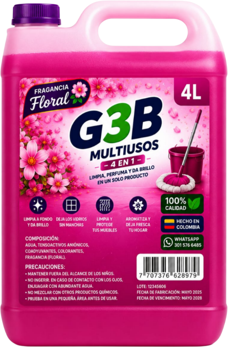 Multiusos Floral 4L